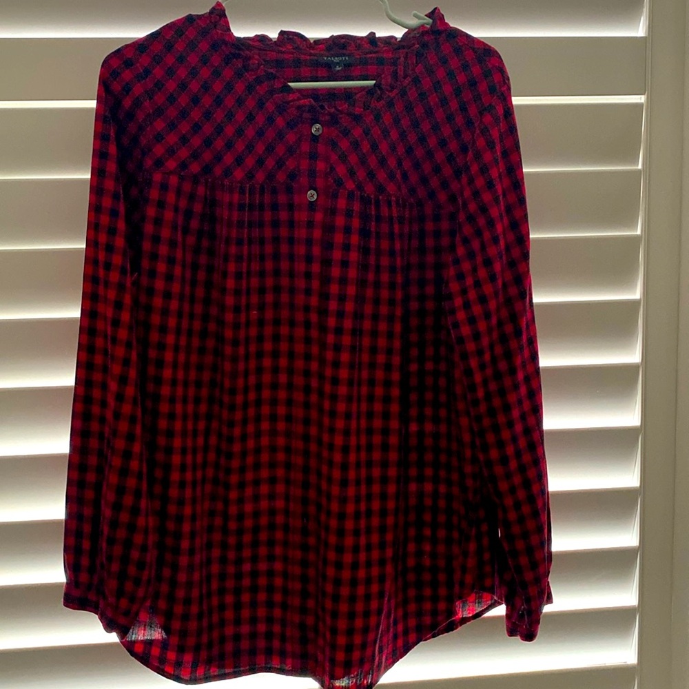 Talbots cotton Blouse size X
